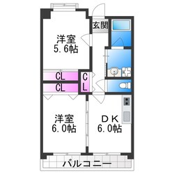 ビューテラスあびこの物件間取画像